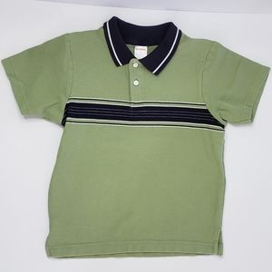 Gymboree Green & Black Polo Shirt